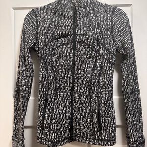 Lululemon Define Jacket (Luon) in black/white